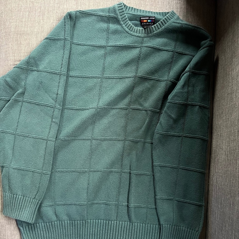 Alexander Julian XL 100% cotton Men’s vintage
